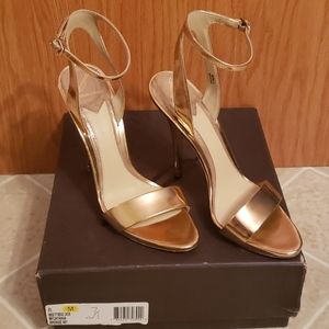 Brian Atwood Bronze Metallic Catania Sandal